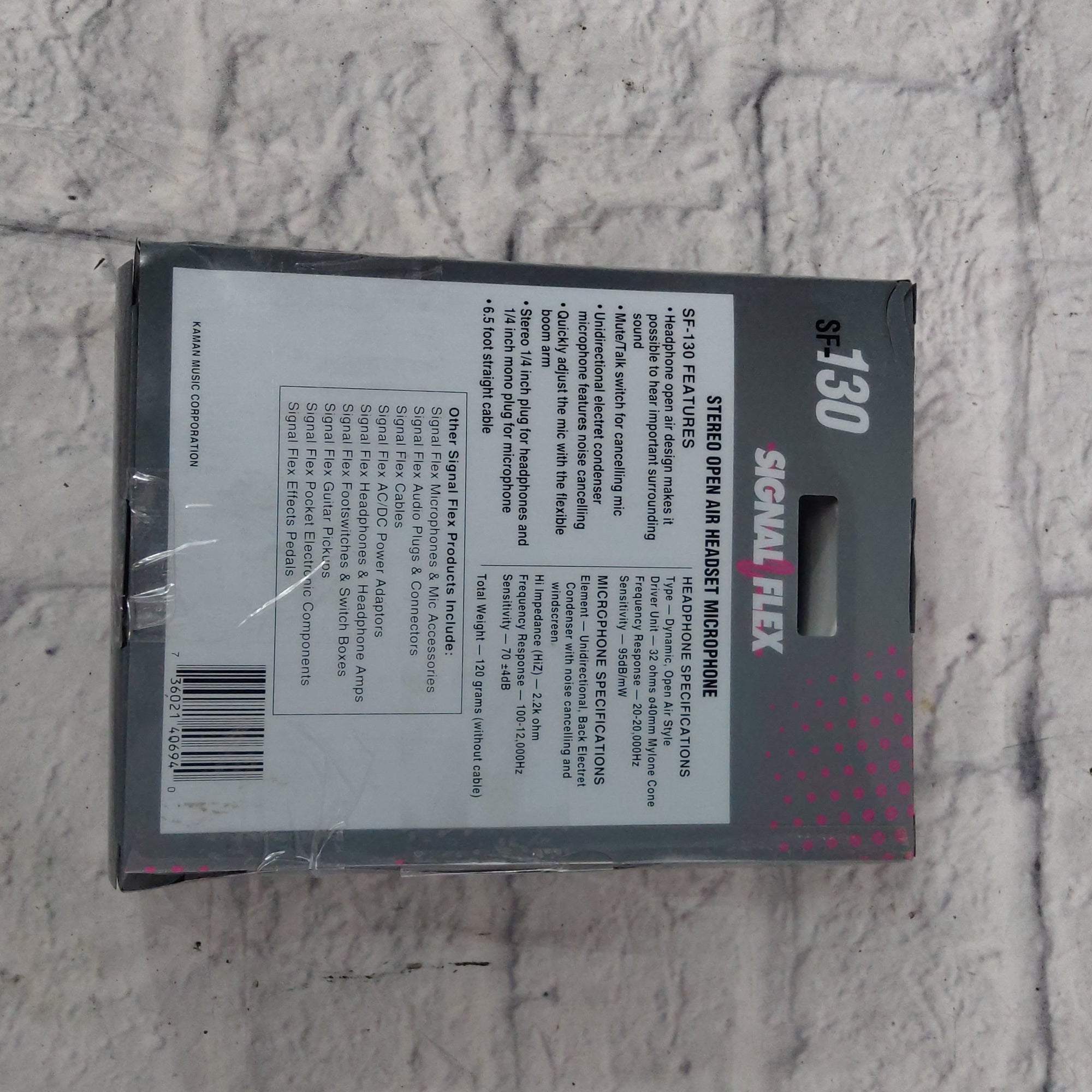 Signal Flex SF-130 Headset with Microphone