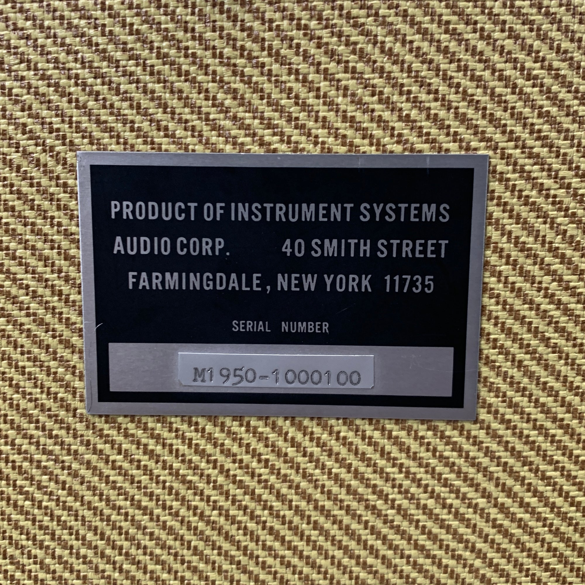 Earth Sound Research Revival Model 1950 15" Tweed Guitar Combo Amp