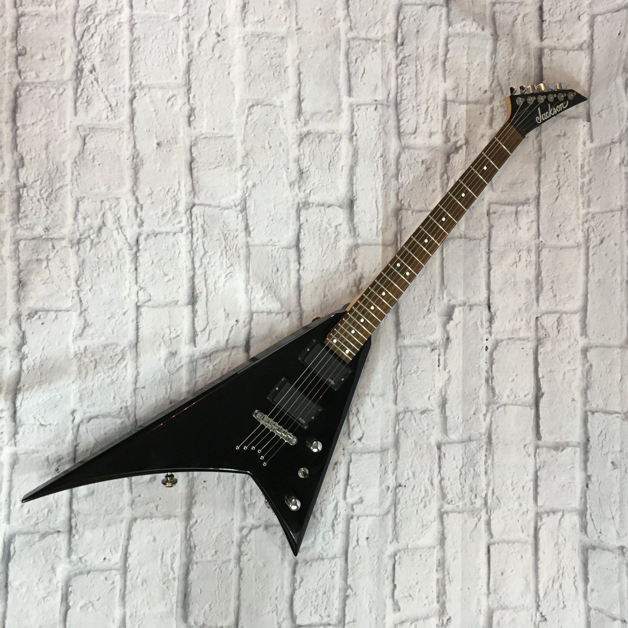 Jackson Rhodes V Black Electric Guitar
