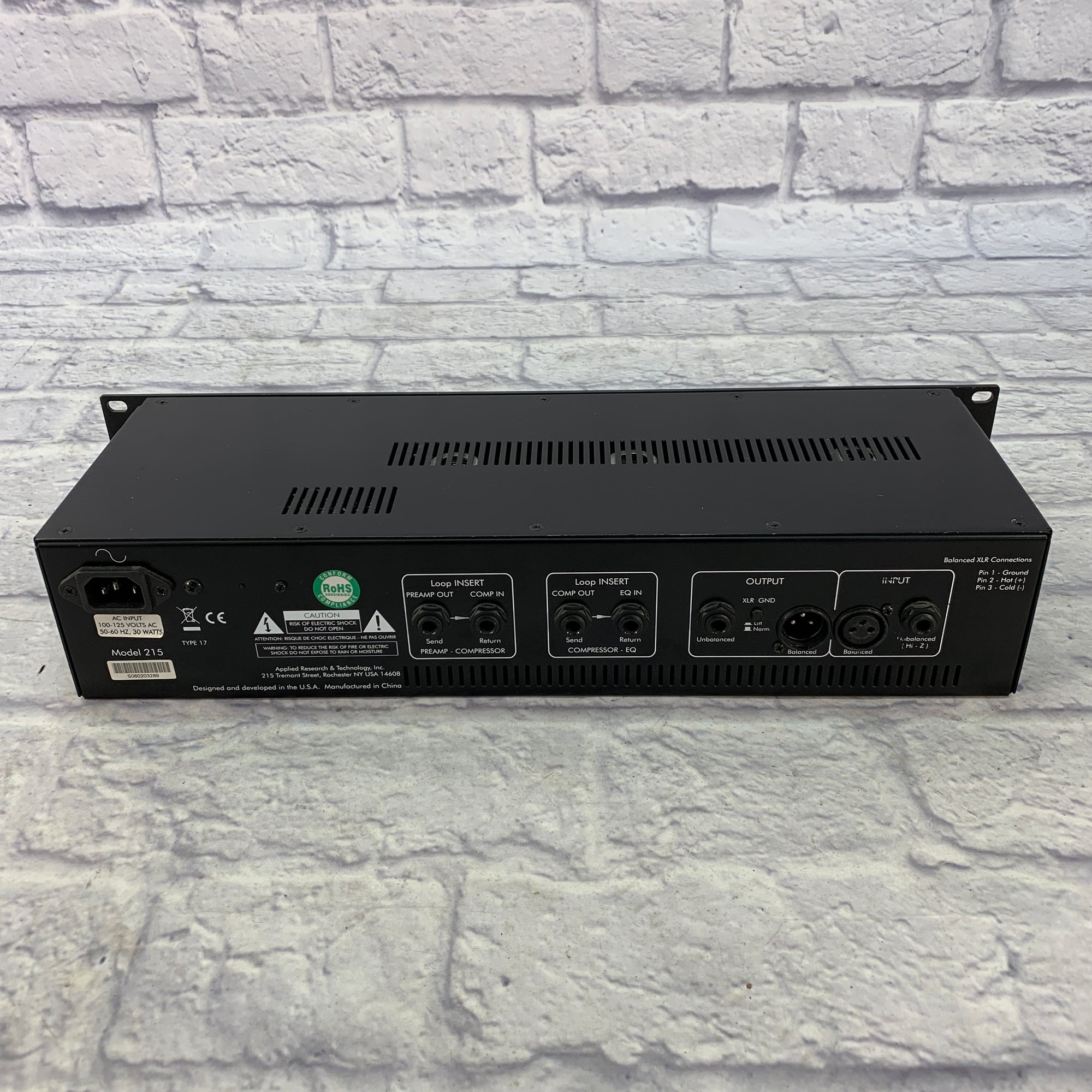 ART Pro Channel II Tube Microphone Preamp