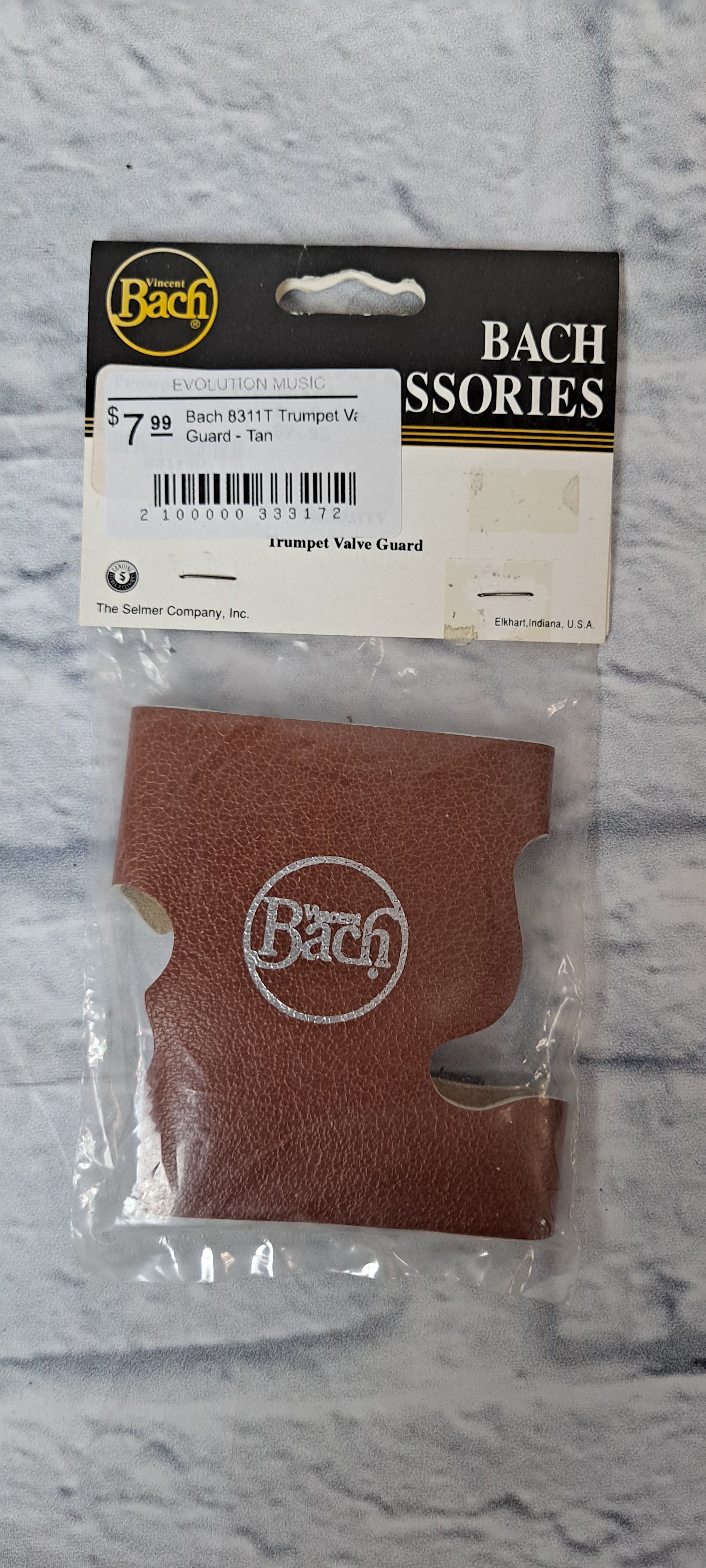 Bach 8311T Trumpet Valve Guard - Tan