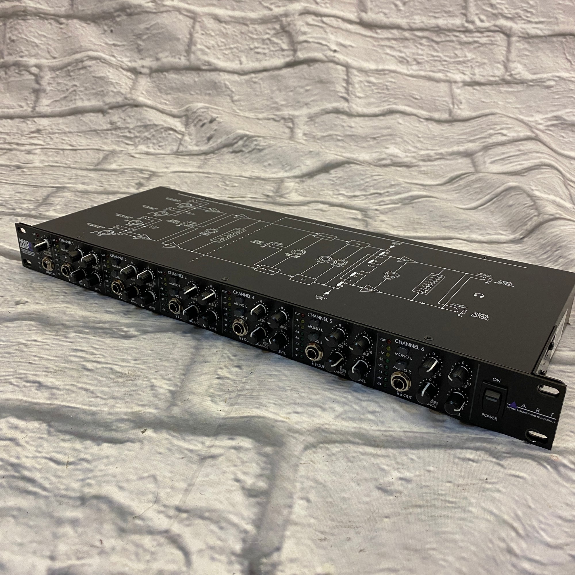 Art Head Amp 6 Headphone Amp Rack Unit