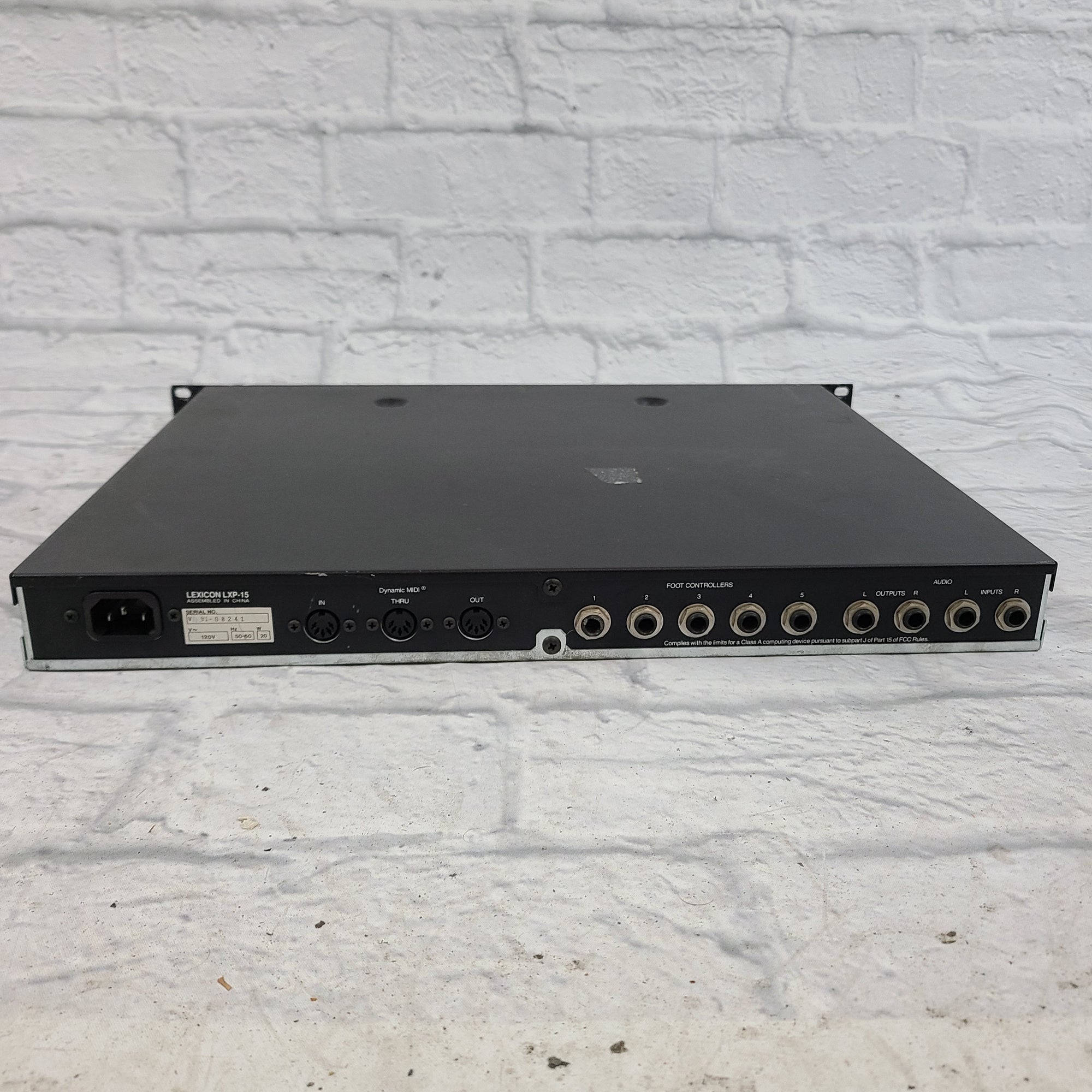 Lexicon LXP-15 Rack Delay Grayface v2.0