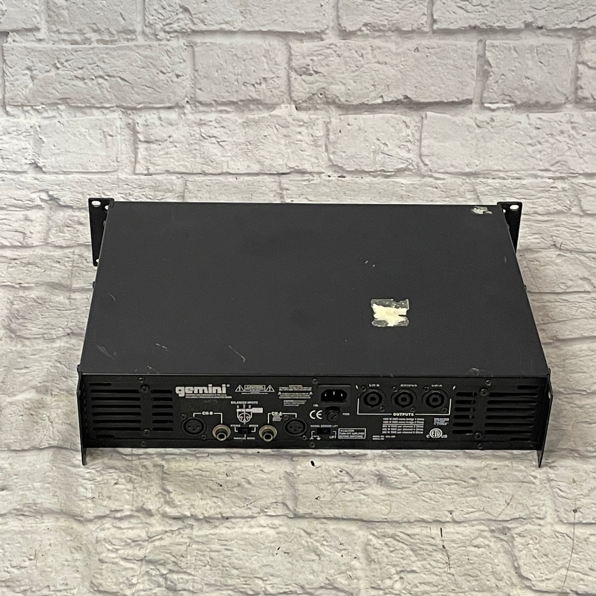 Gemini GXA-1600 1600W Power Amp