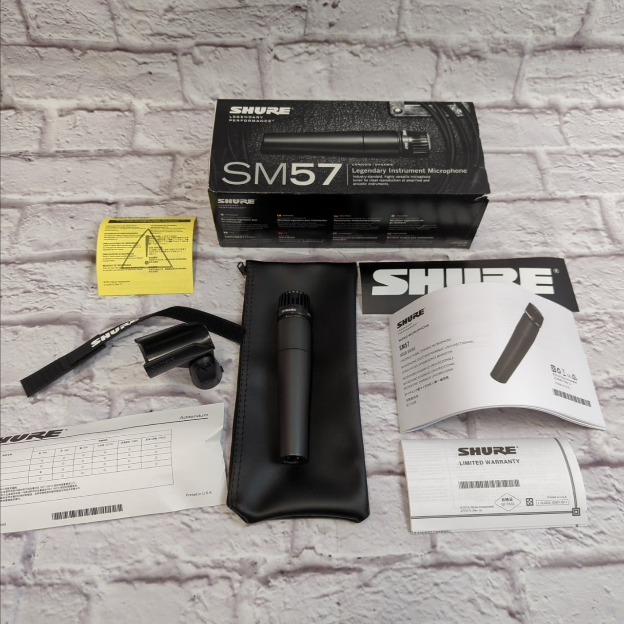 Shure SM57 w/ Box Microphone