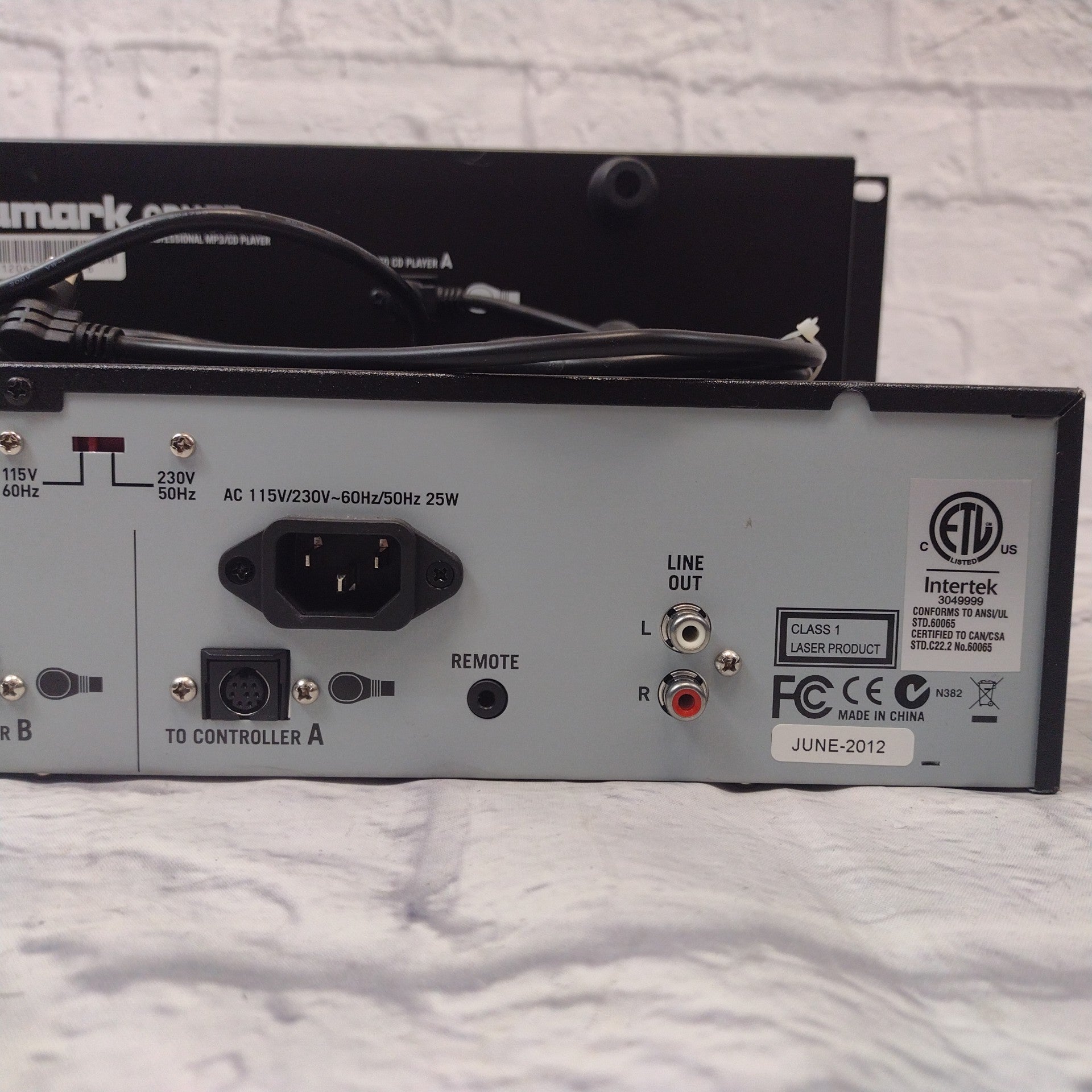 Numark CDN77USB DJ CD Deck