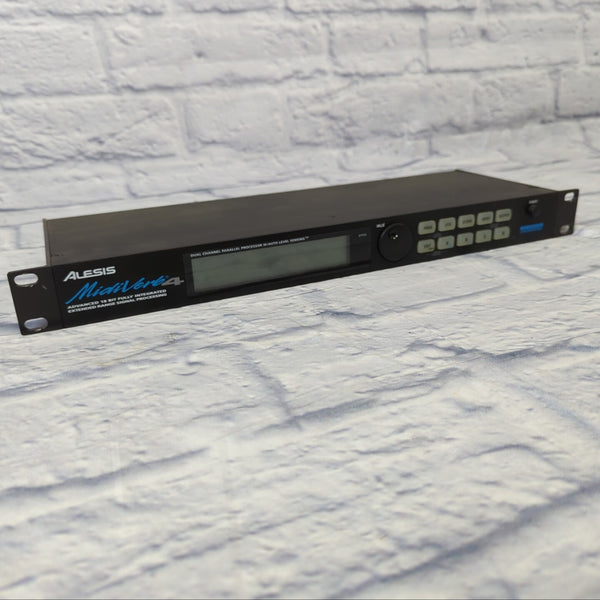 Alesis Reverb Rack Alesis MidiVerb4 Rack Reverb Effects Unit - Evolution Music