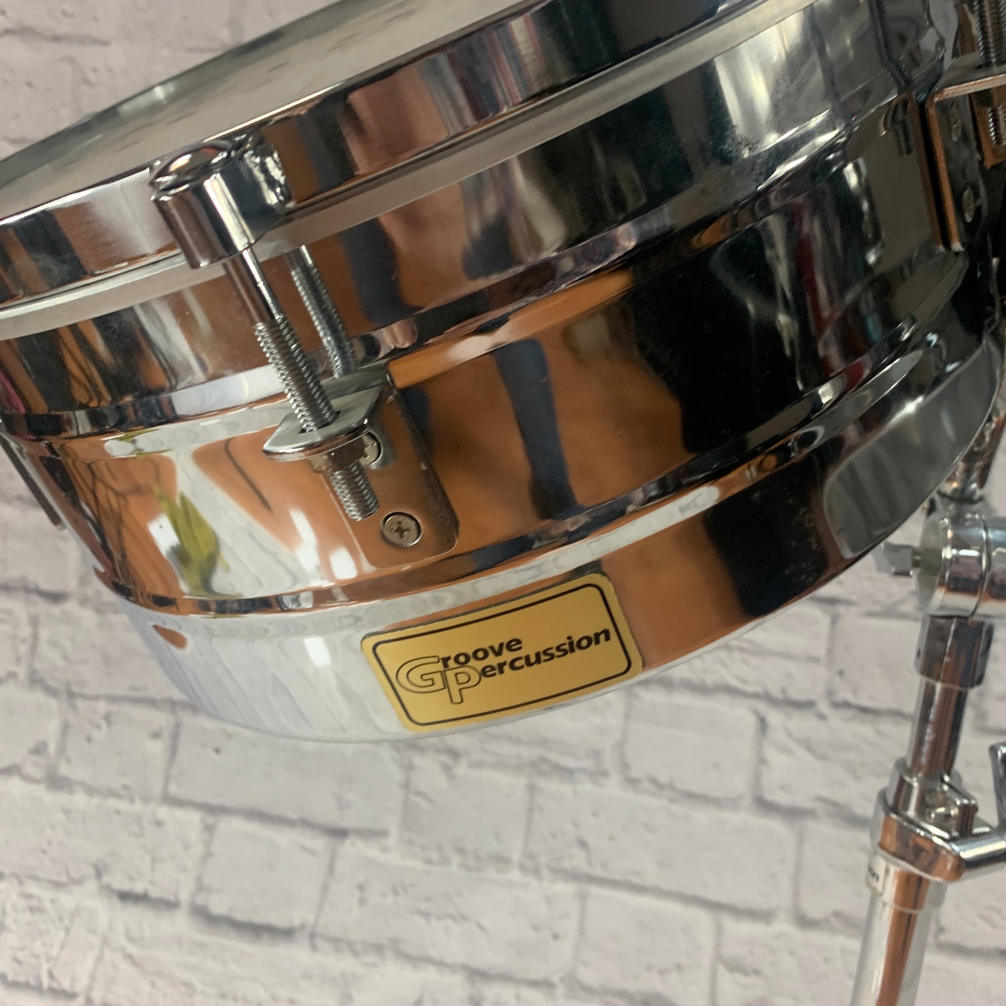 Groove Percussion Timbale Pair 14 15 AS IS
