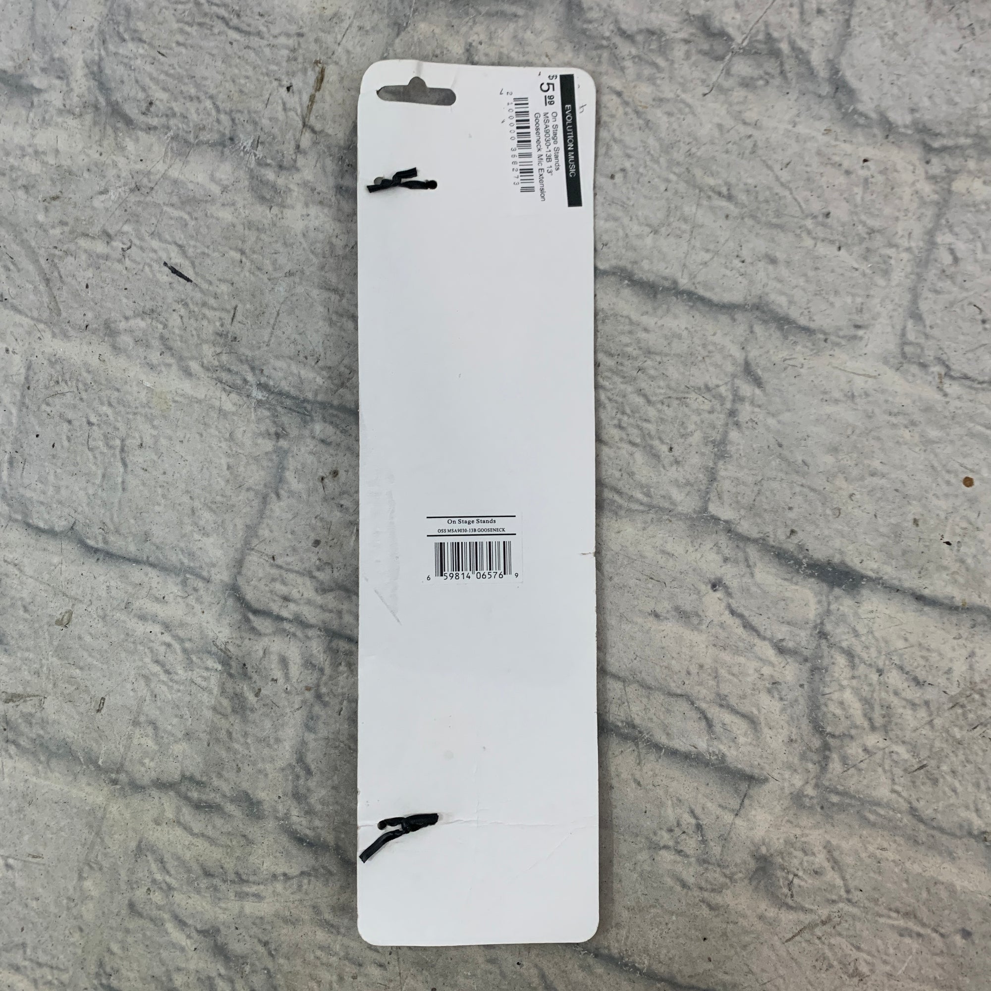 On Stage Stands MSA9030-13B 13" Gooseneck Mic Extension