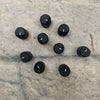 Crate Amplifier Part - Set of 9 Push On D-Shaft Knobs Blue / Black