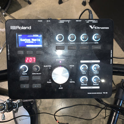 Roland TD-25K with Roland RDH-120 Noise Eater Two-Leg Hi-Hat Stand