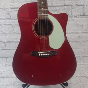 Fender SCE Sonoran Candy Apple Red Acoustic Guitar