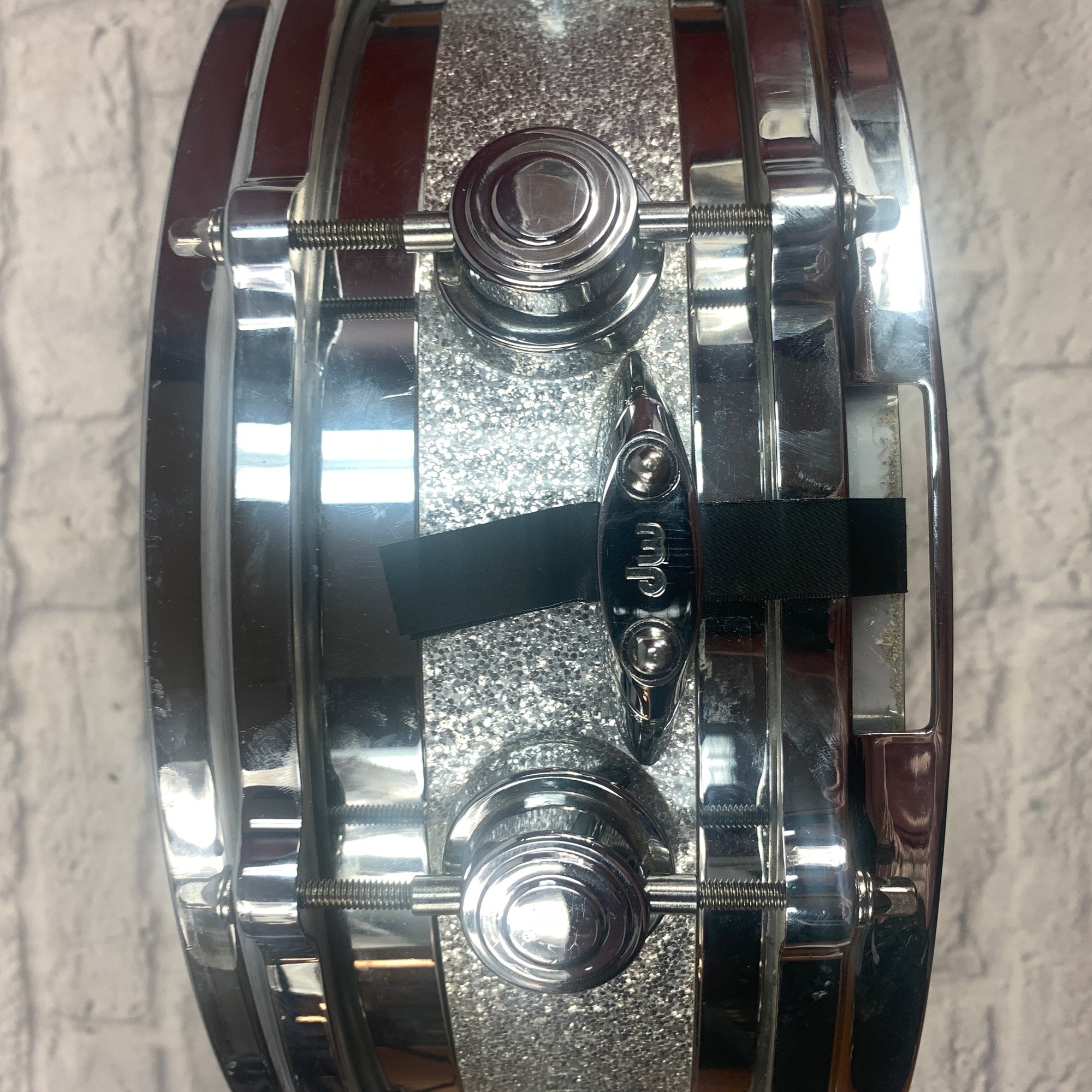 DW Edge Broken Glass Snare Drum 14 All Maple Shell - Evolution Music