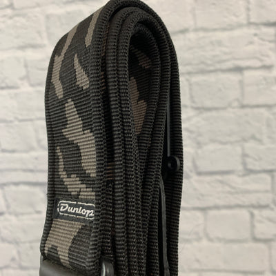 Dunlop D38-10GY "Grey Cammo EA" Camouflage Guitar Strap