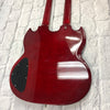 Epiphone G-1275 Cherry Double Neck SG with Hard Shell Case