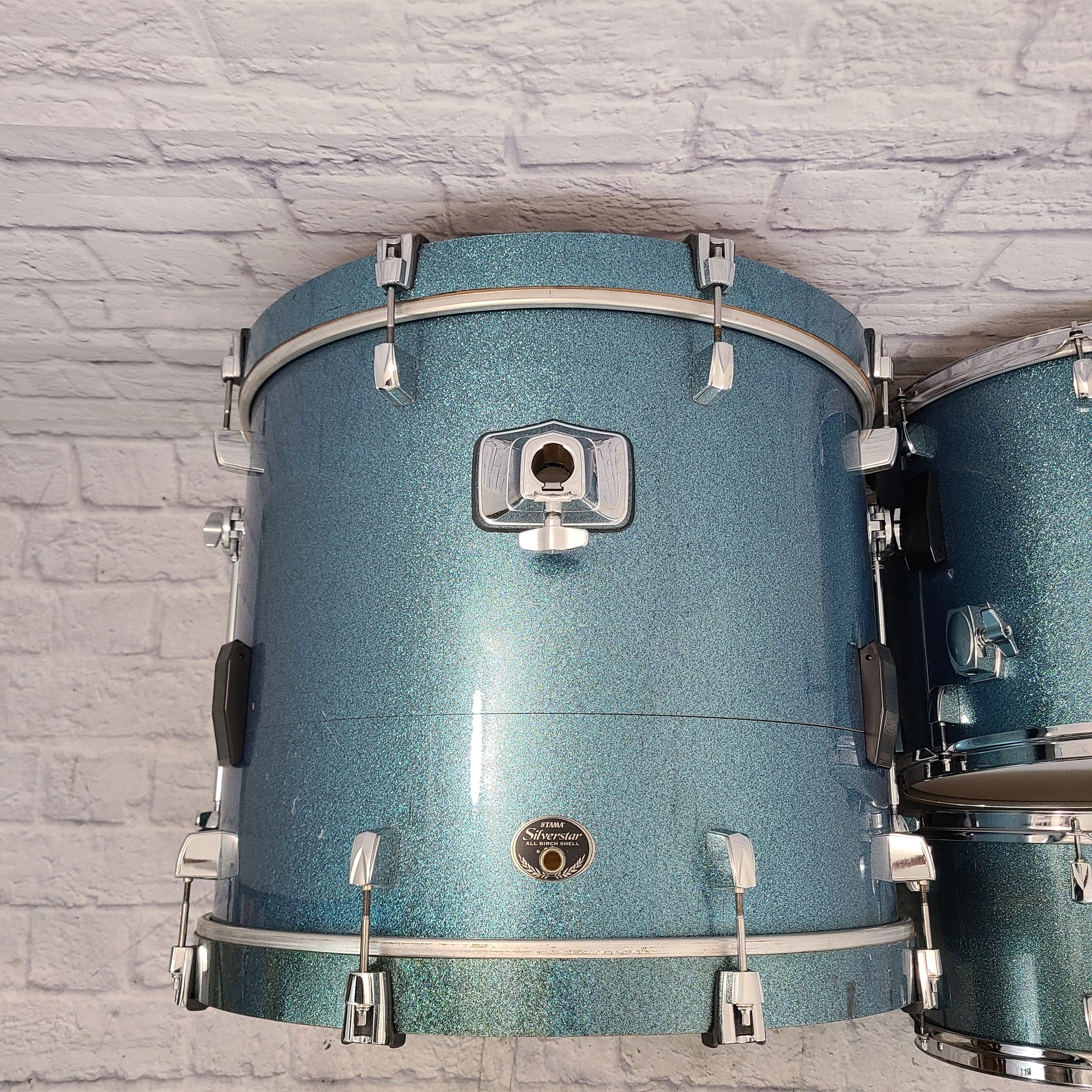 Tama Silverstar 3pc Kit Sky Blue Nest Egg Modded