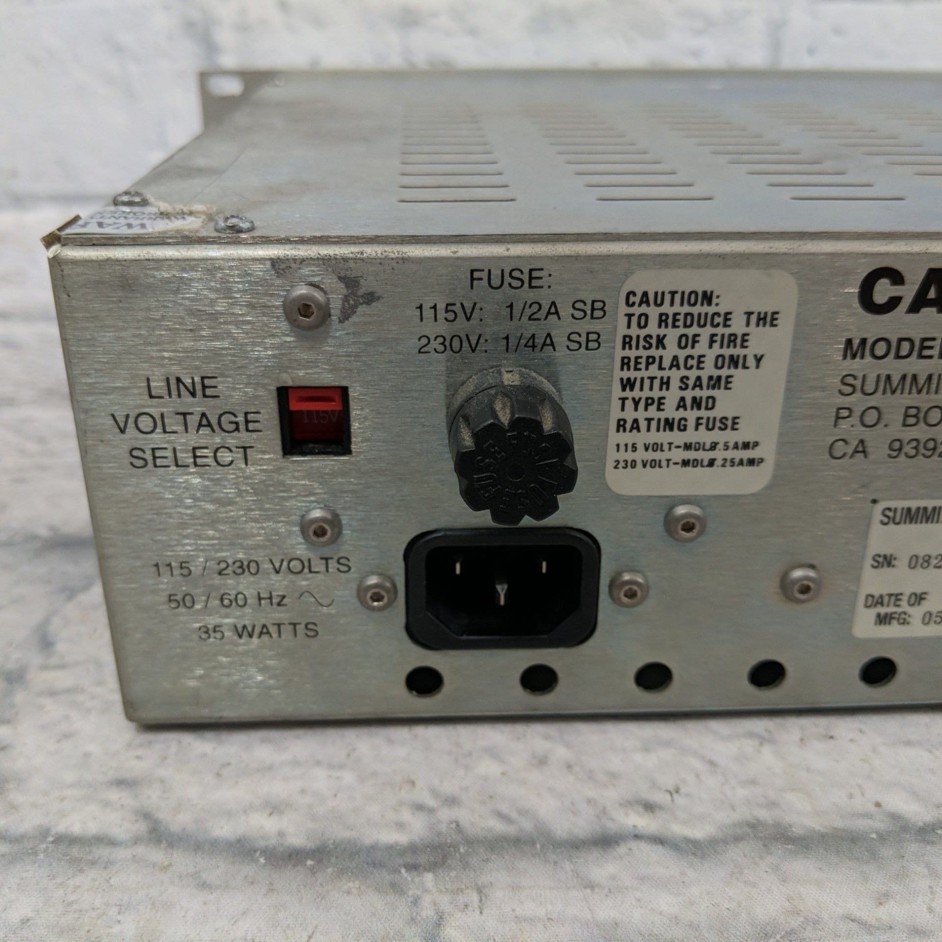 Summit Audio MPC-100A Tube Preamp / Compressor / Limiter