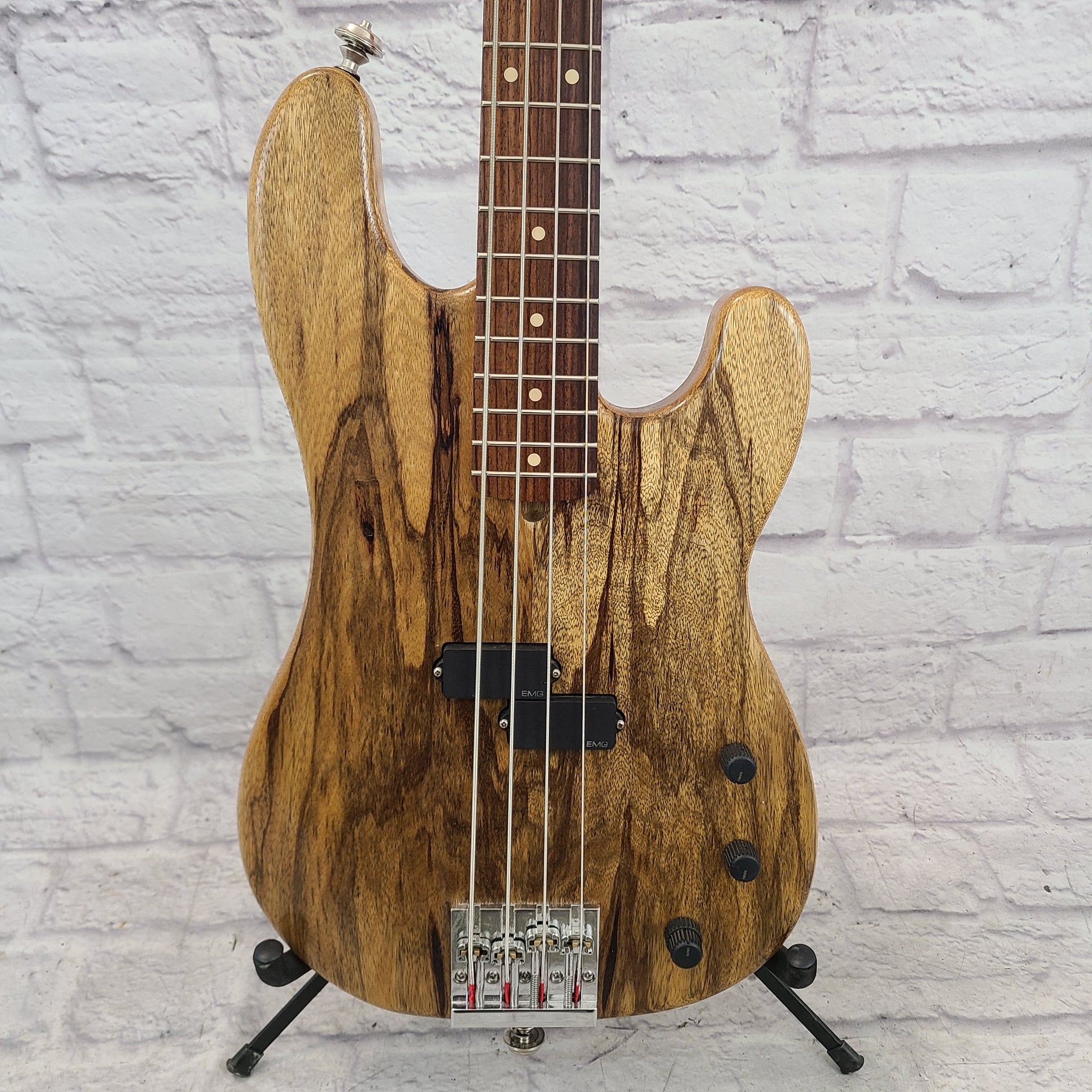 Custom Black Korina P-bass w/ Tinted neck and Rosewood Fretboard