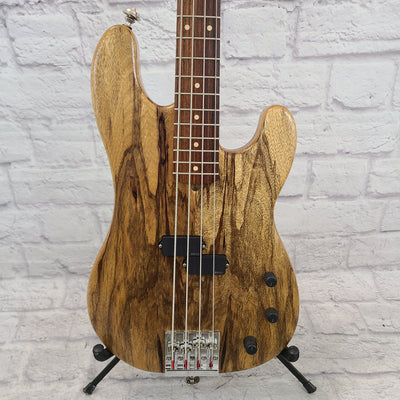 Custom Black Korina P-bass w/ Tinted neck and Rosewood Fretboard