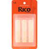 Rico Bass Clarinet Reeds Strength 2.5 Box of 10