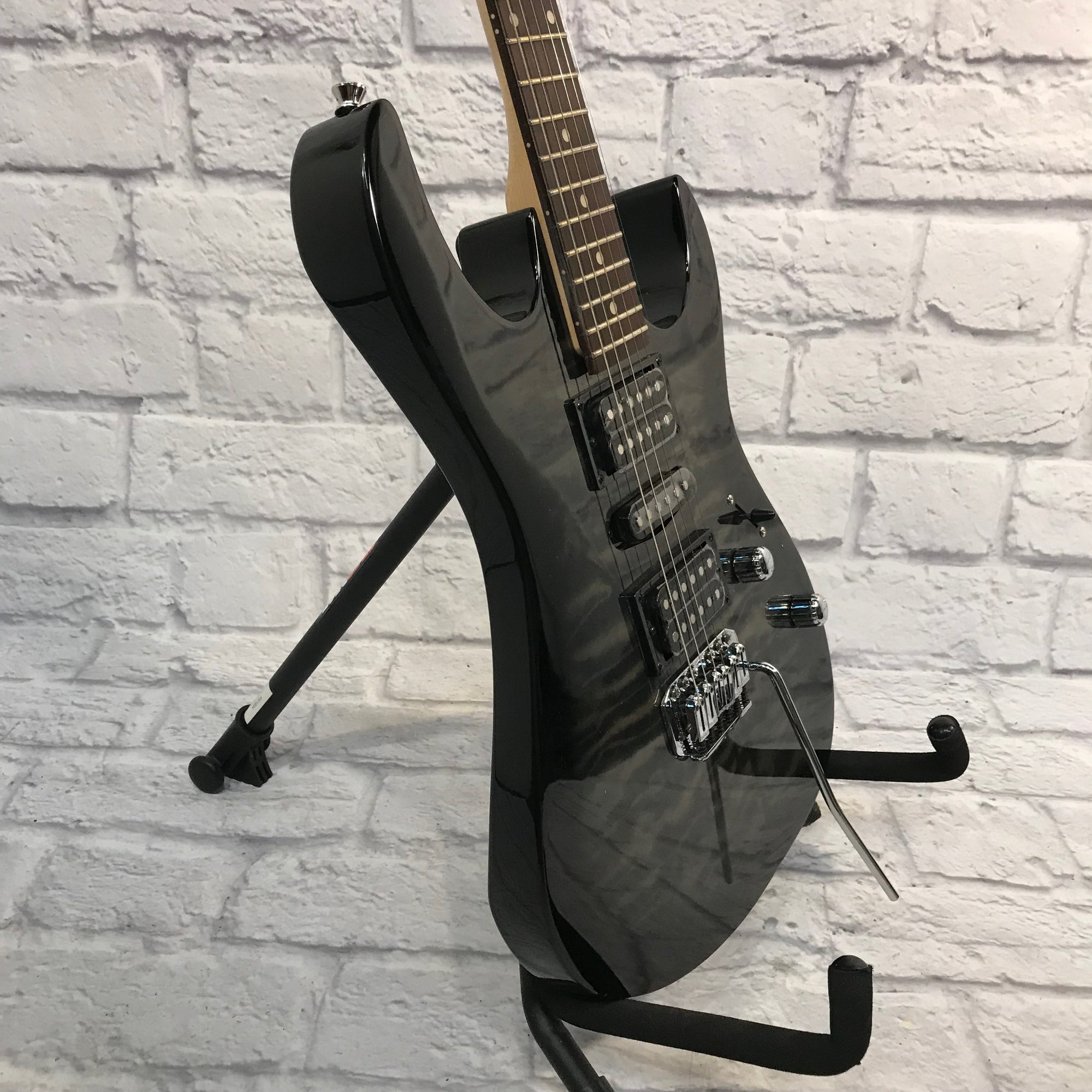Ibanez GIO Series GRX70QA Electric Guitar Transparent Black