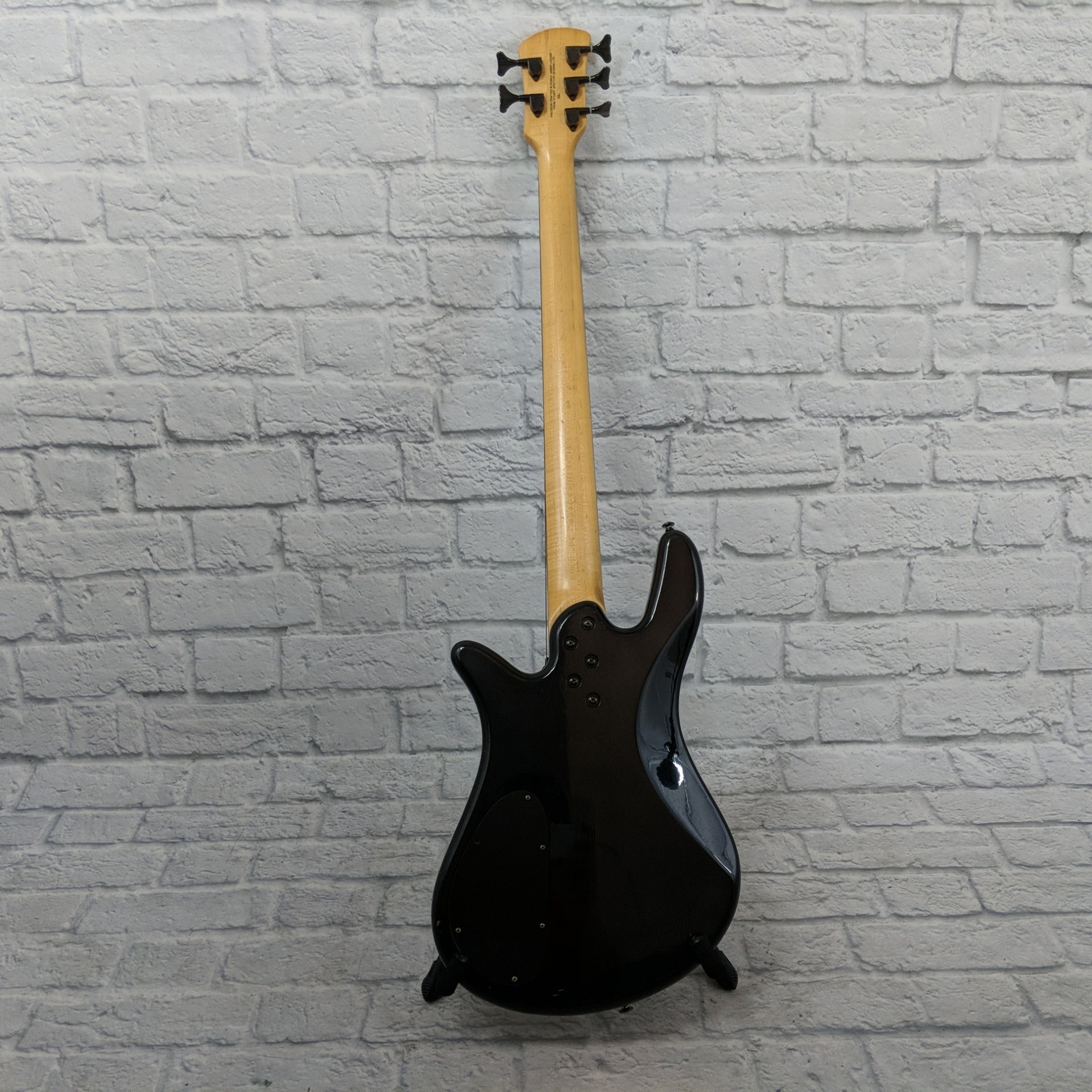 Spector Legend 5 String Bass Trans Black Quilt Finish - Evolution