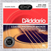 D'Addario 13-56 EXP17 Coated Phosphor Bronze Medium Acoustic Guitar Strings