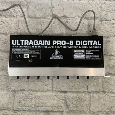 Behringer Ultragain Pro-8 Digital 8-Channel AD DA Converter ADA8000