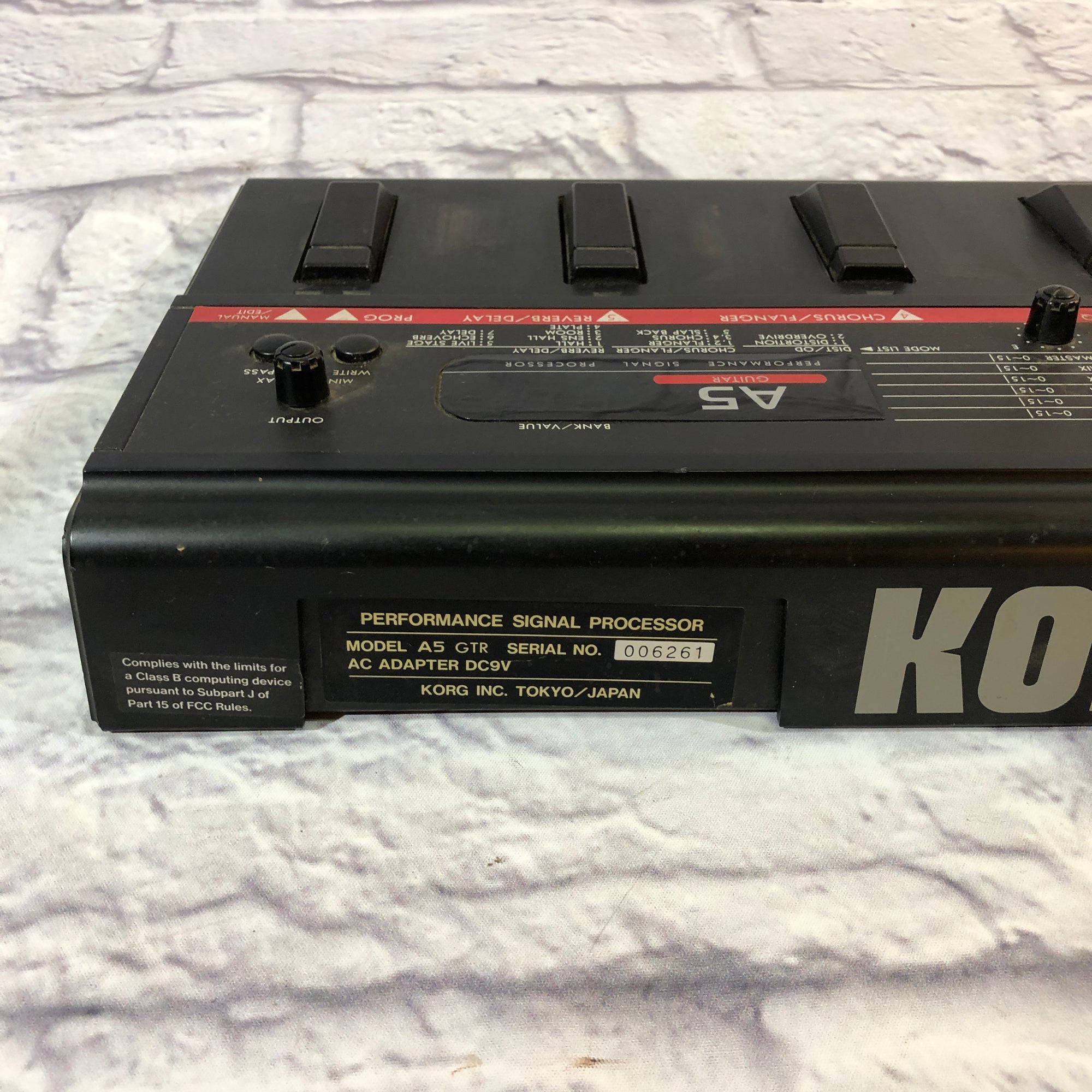 Korg A5 Guitar Effects Processor