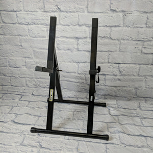 Stage Mate amplifier and speaker stand - adjustable black
