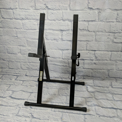 Stage Mate amplifier and speaker stand - adjustable black