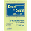 Hal Leonard Concert And Contest Collection E Flat Alto Saxophone Piano Accompaniment