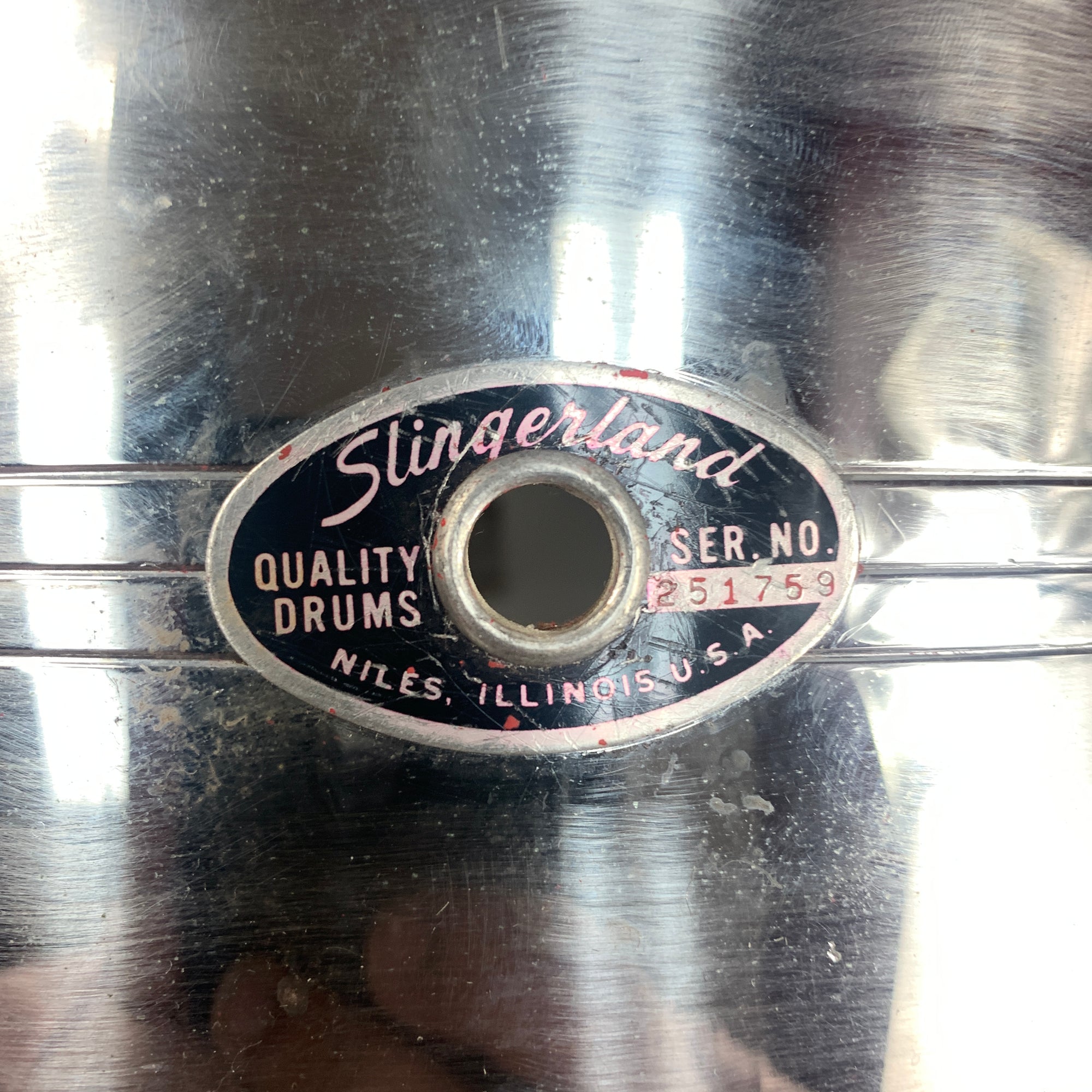 Vintage 1970s Slingerland 14 8-Lug Snare