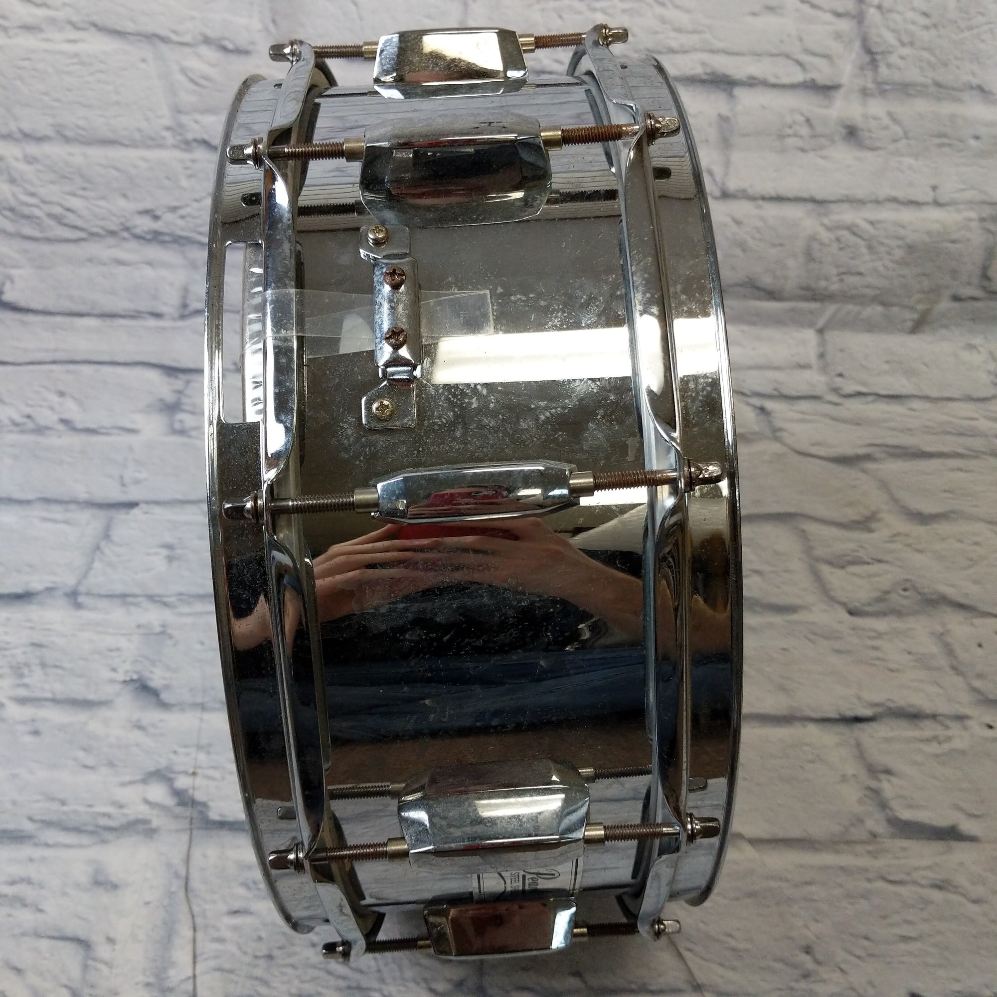 Pearl Steel Shell Snare Drum