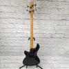 Pyle 4 String Bass Guitar w/ Built in Tuner - Silverburst