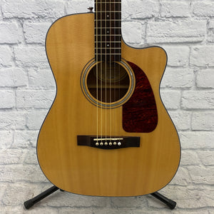 Fender Classic Design Series CF-140SCE Cutaway Folk Acoustic-Electric Guitar
