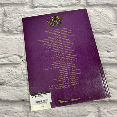 Hal Leonard Soul Guitar Bible Book
