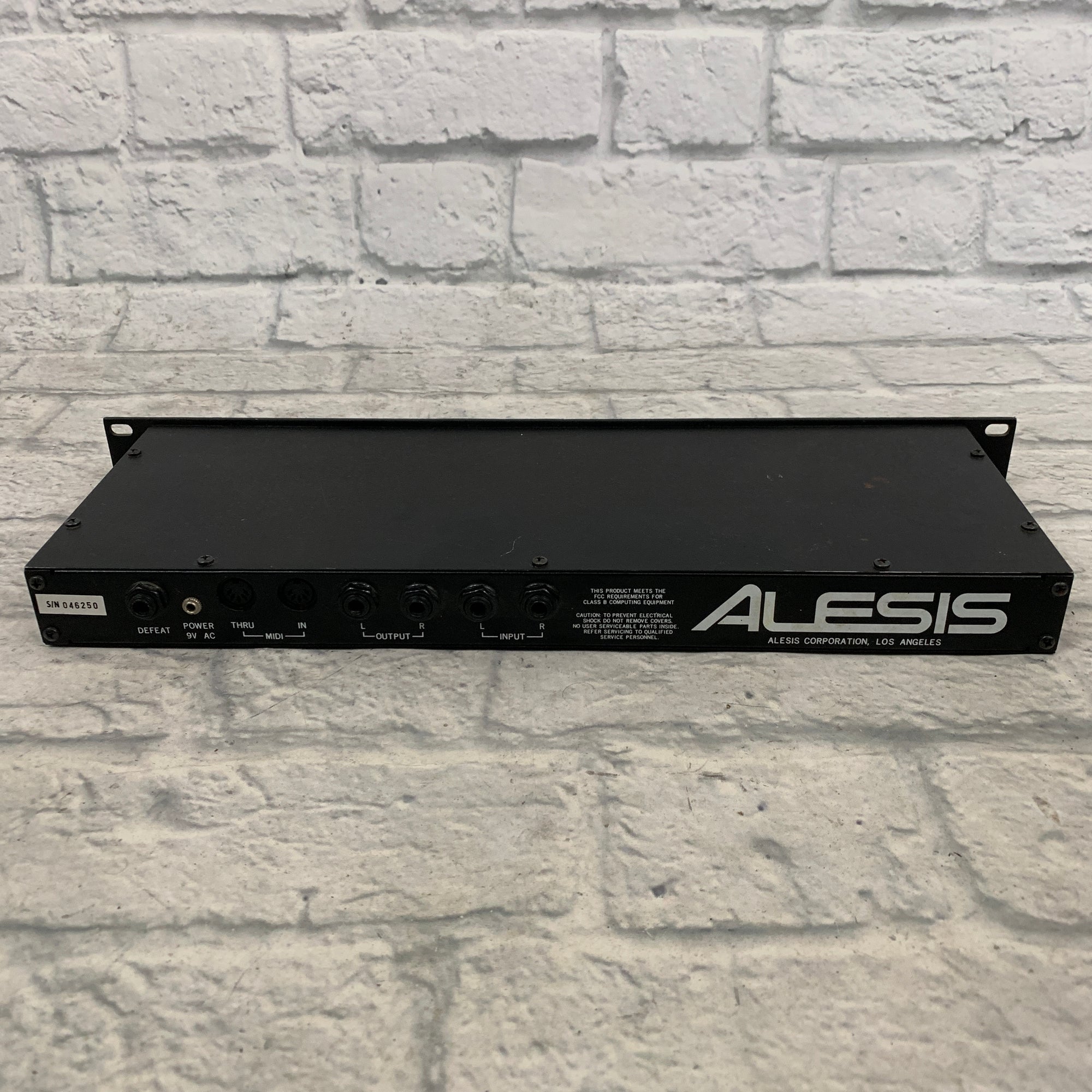 Vintage 1980s Alesis Midiverb II Digital Effects Processor