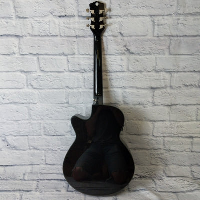 Luna FAU DRA BLK Concert Acoustic