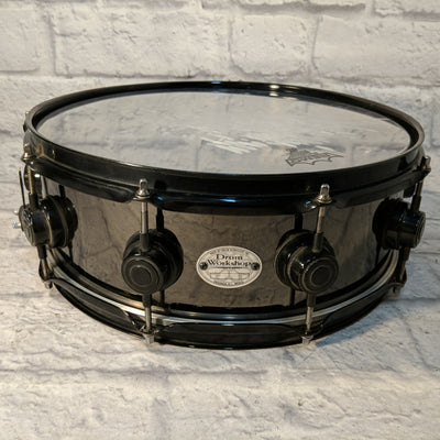 DW 5 x 14 Drum Workshop Black Brass Snare Drum