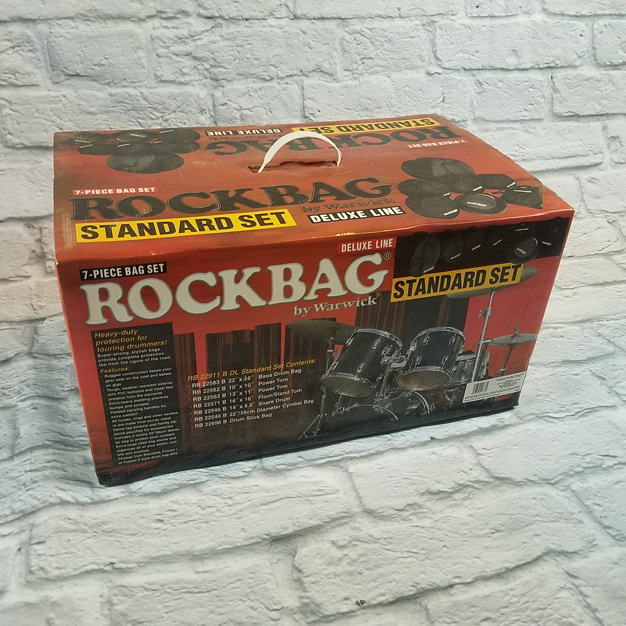 Warwick Rockbag Deluxe Line RB 22911 Standard Piece Bag Set New Ol  Evolution Music