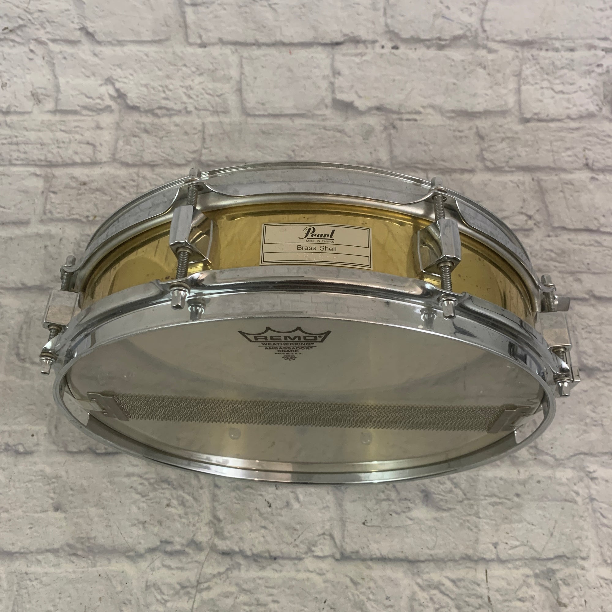 Pearl 3.5x14 Brass Piccolo Snare Drum