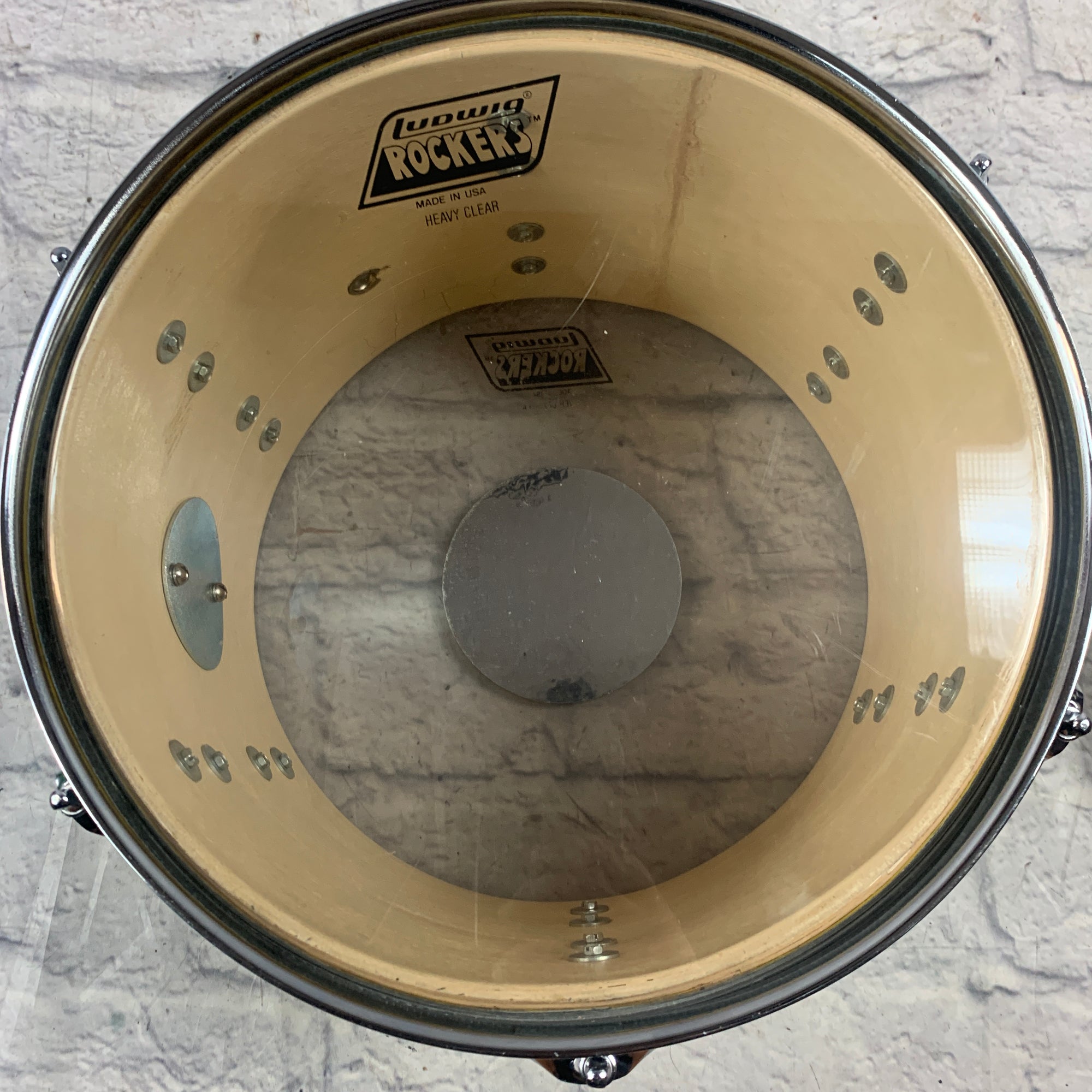 Ludwig 12x8 Silver Sparkle 1990s Rack Tom