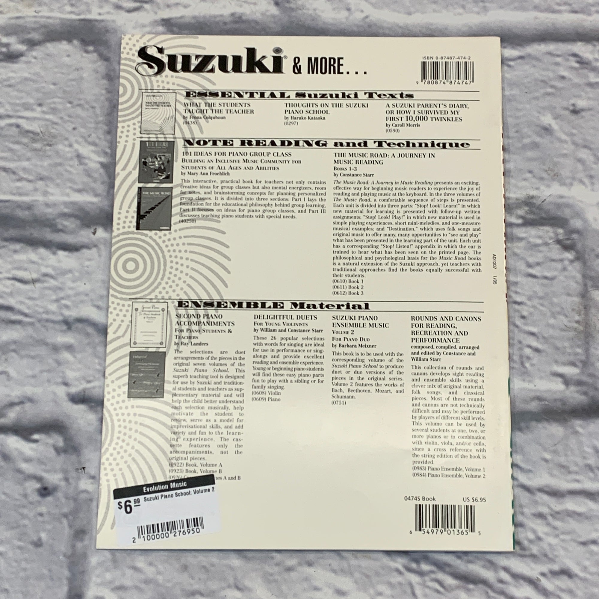 Suzuki Piano School: Volume 2