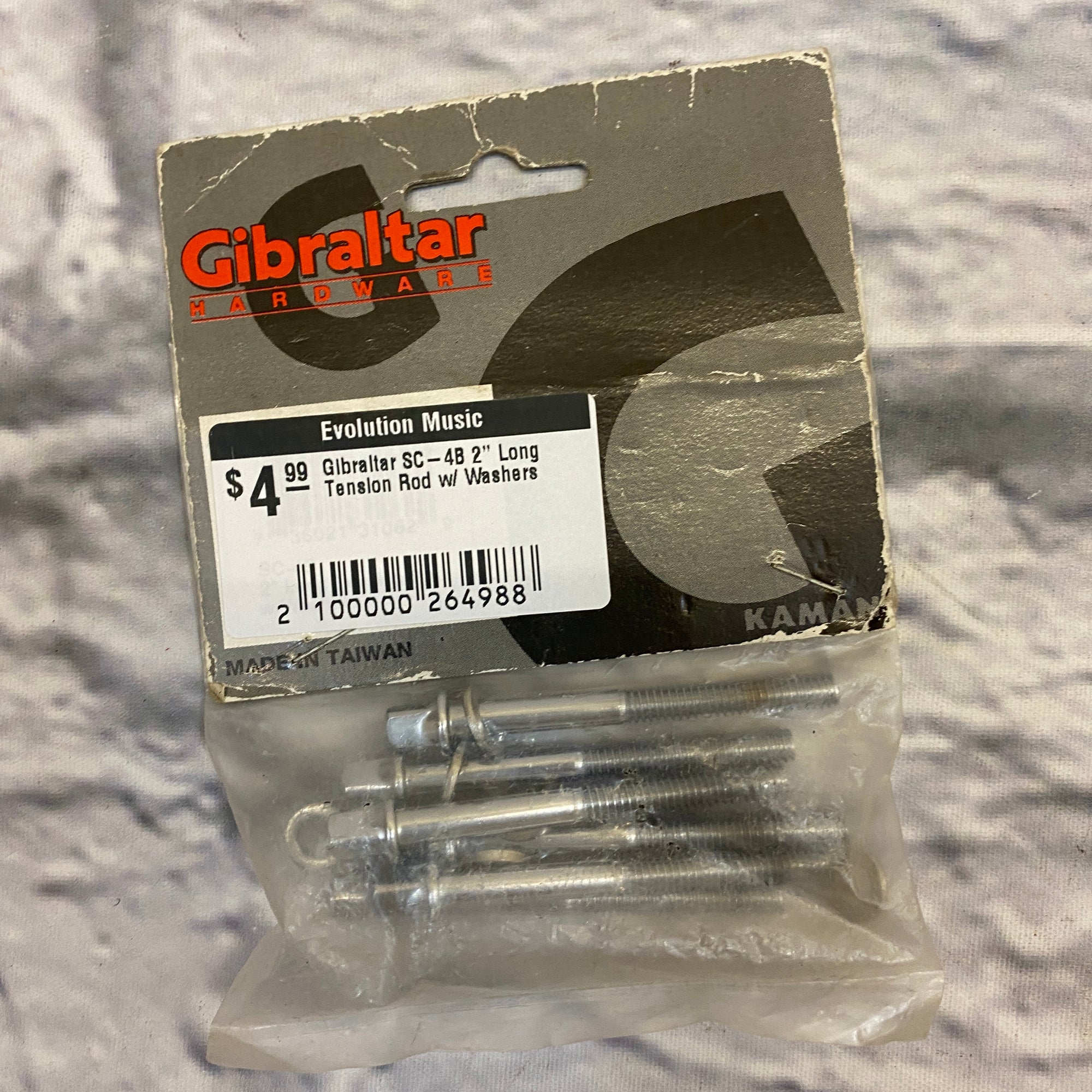 Gibraltar SC-4B 2" Long Tension Rod w/ Washers