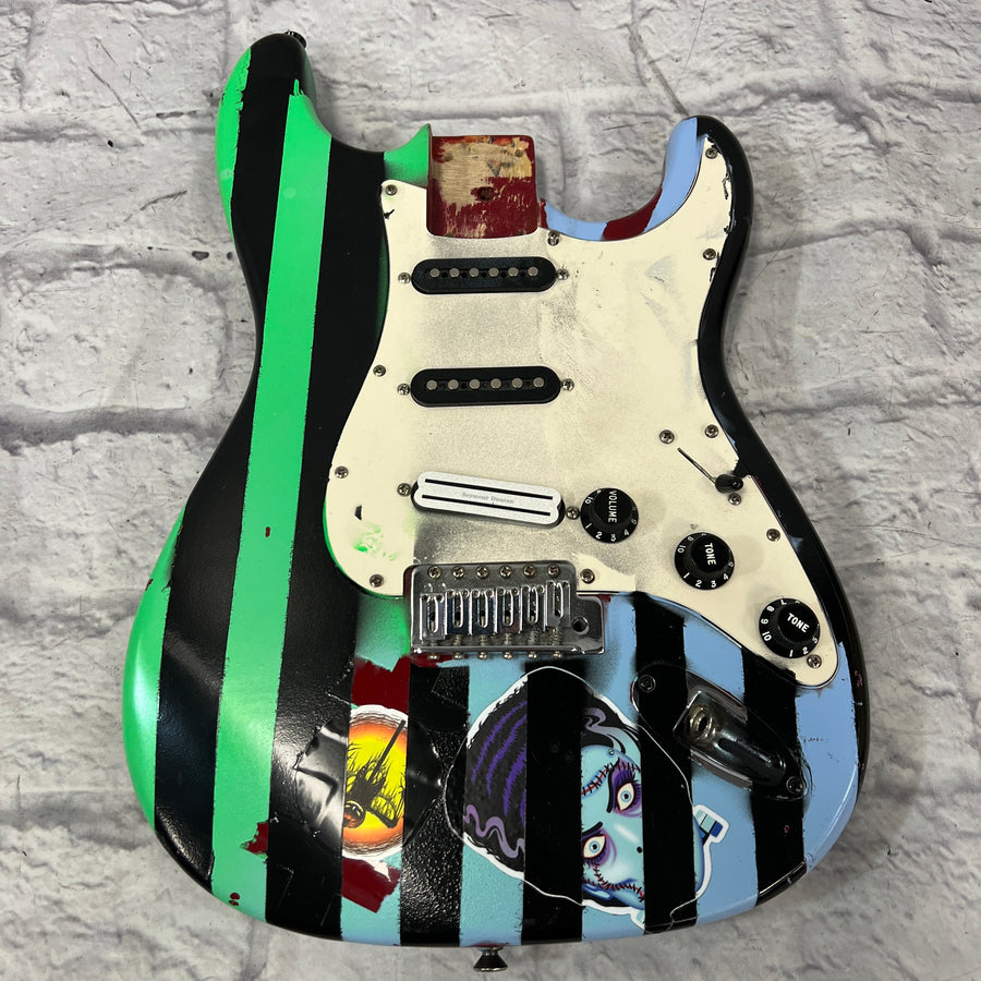 Squier II Strat Loaded Body with Duncan Hot Rails