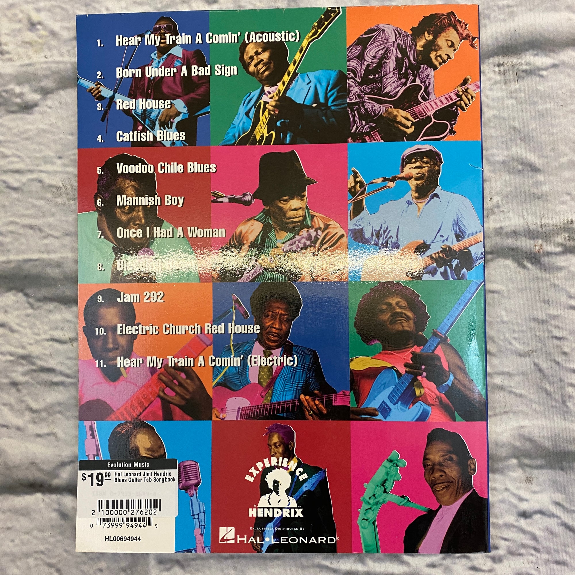 Hal Leonard Jimi Hendrix Blues Guitar Tab Songbook