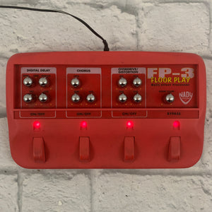Nady FP-3 Floorplay Delay Chorus Distortion Overdrive Multieffect Pedal