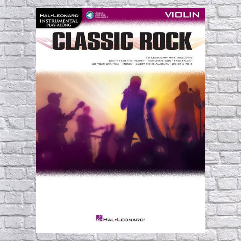 Classic Rock Instrumental Play-along For Violin Instrumental Play-along