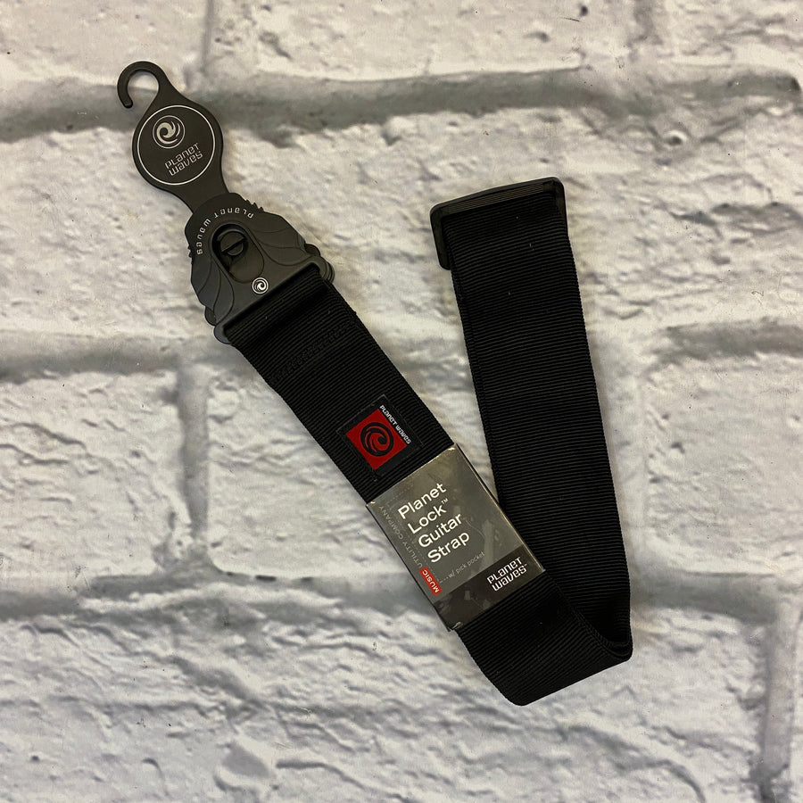Planet Waves Planet Lock Guitar Strap - Black